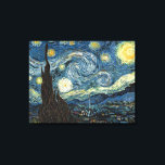 Starry Night by Vincent van Gogh Canvas Print<br><div class="desc">Starry Night by Vincent van Gogh</div>