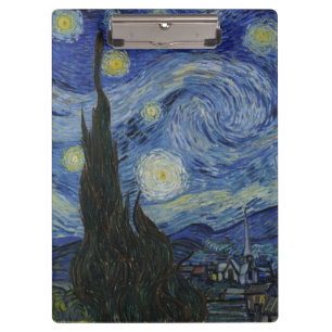 Starry Night by Vincent Van Gogh Clipboard
