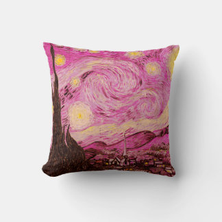 Starry Night by Vincent Van Gogh Cushion