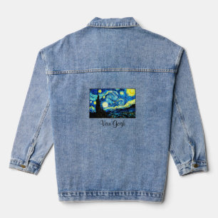 Starry Night by Vincent van Gogh Denim Jacket
