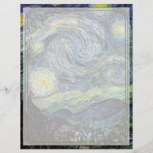 Starry Night by Vincent van Gogh. Flyer