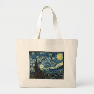 Starry Night by Vincent Van Gogh Large Tote Bag