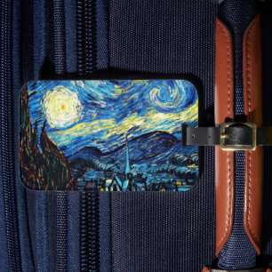 Starry Night by Vincent van Gogh, Luggage Tag