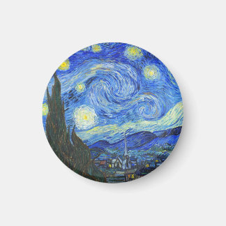 Starry Night by Vincent van Gogh Magnet