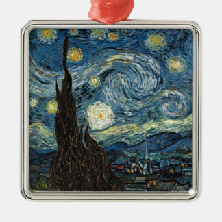 Starry Night by Vincent van Gogh Metal Tree Decoration