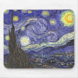 Starry Night by Vincent van Gogh Mouse Mat