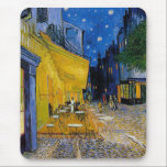Starry Night by Vincent van Gogh Mouse Mat<br><div class="desc">This mousepad features Vincent van Gogh's painting "Cafe Terrace on the Place du Forum" completed in 1888.</div>