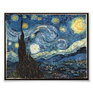 Starry Night by Vincent Van Gogh Photo Print