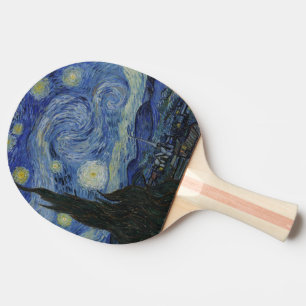 Starry Night by Vincent Van Gogh Ping Pong Paddle