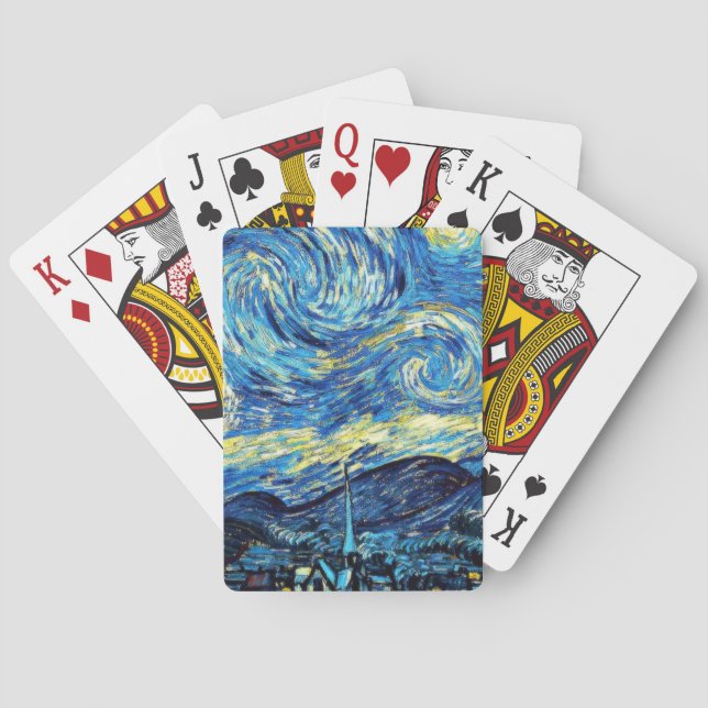 Starry Night by Vincent van Gogh Playing Cards (Back)