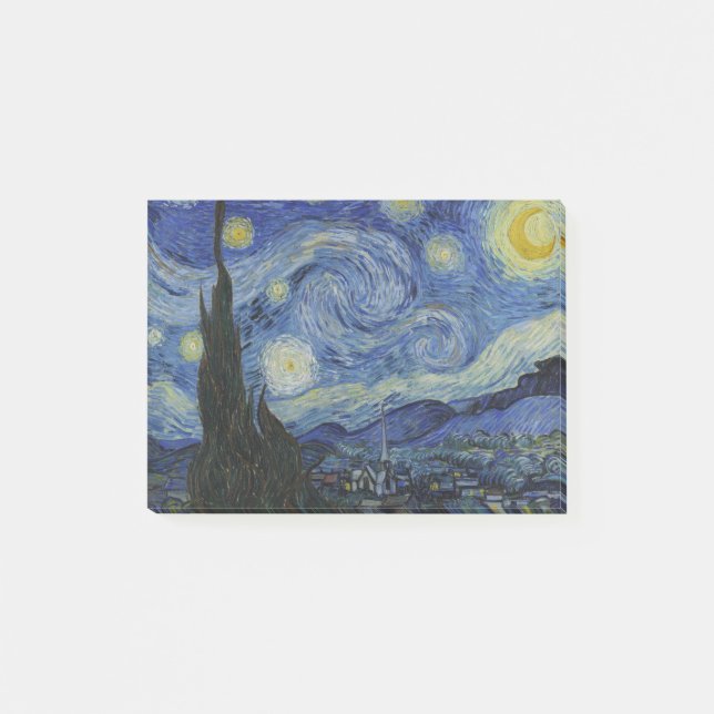 Starry Night by Vincent Van Gogh Post-it Notes (Front)