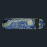 Starry Night by Vincent Van Gogh Skateboard<br><div class="desc">One of the most famous paintings by Vincent Van Gogh. Starry Night is a beautiful blue oil on canvas painting by Van Gogh and this is the highest available quality on Zazzle so you can expect top quality printing results. Available on many diffrent gifts, electronic cases, prints and more! Just...</div>