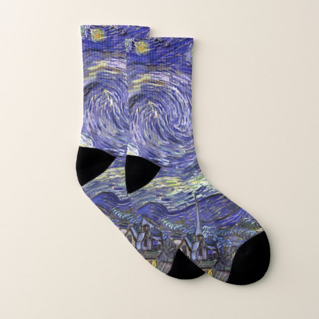 Starry Night by Vincent van Gogh Socks (Pair)