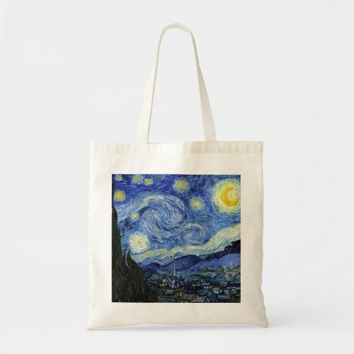 Image of Starry Night by Vincent van Gogh Tote Bag