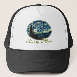 Starry Night by Vincent van Gogh. Trucker Hat