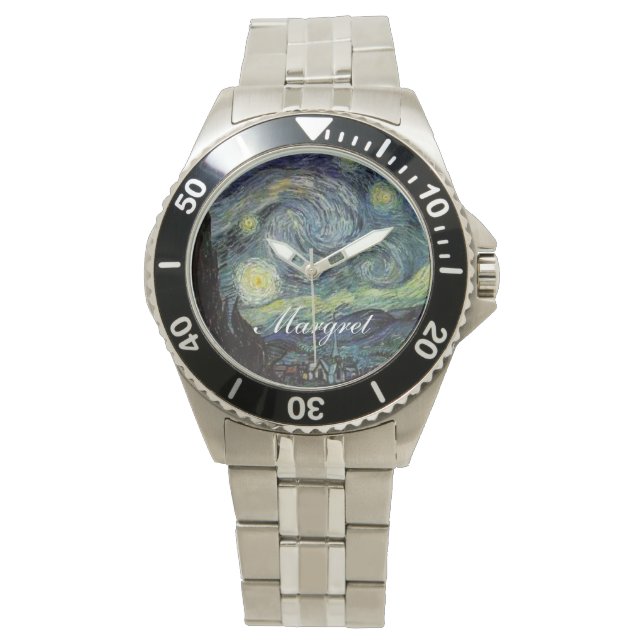 Starry Night by Vincent van Gogh. Watch (Front)