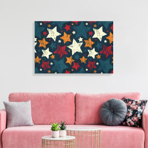 Starry Night Chaos Canvas Print