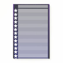 Starry Night Check List