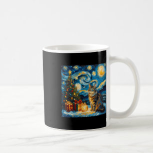 Starry Night Christmas Norwegian Forest Art Van Go Coffee Mug