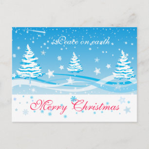Starry Night Christmas Postcard