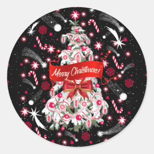 Starry Night Classic Round Sticker
