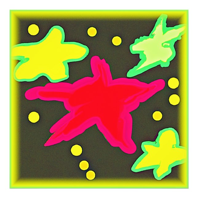 Starry Night Fashionable Products. Buy Now Photo Print (Front)