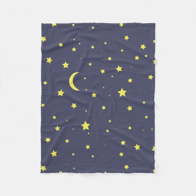 Starry Night Fleece Blanket (Front)