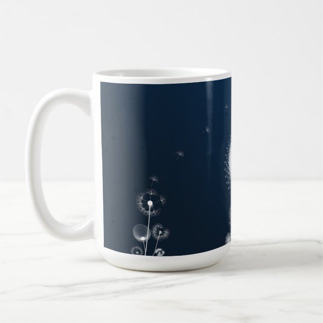 Starry Night Galaxy Ceramic Coffee Mug (Left)