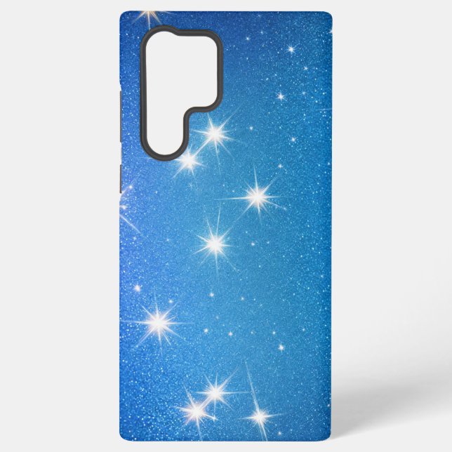 Starry Night Glittering Galaxy Phone Case (Back)
