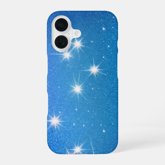Starry Night Glittering Galaxy Phone Case (Back)