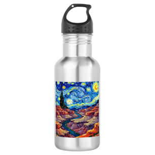 Starry Night Grand Canyon Arizona 532 Ml Water Bottle