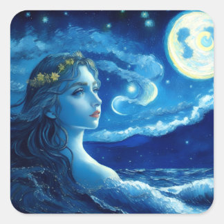Starry Night 🌌 - Greek Goddess Magic Stickers #18