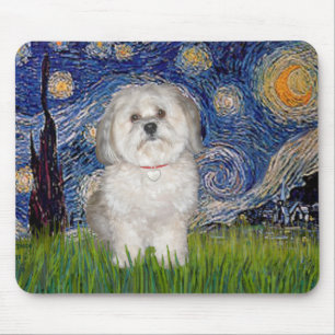 Starry Night - Havanese (F) Mouse Mat