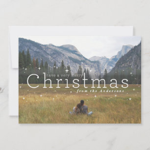 starry night holiday card