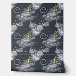 Starry Night in Whitby Wallpaper