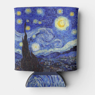 Starry Night  Inspired Van Gogh Classic Can Cooler