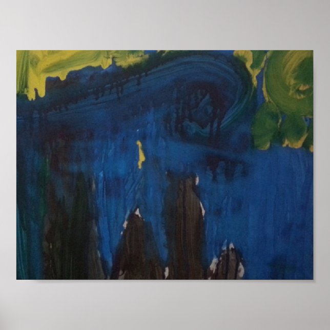 "Starry Night Interpretation" Poster (Front)