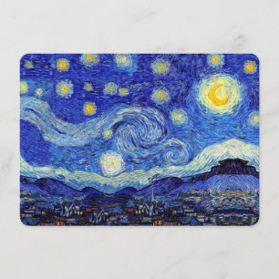 Starry Night Invitation