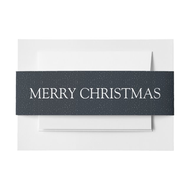 Starry Night Invitation Belly Band (Front Example)