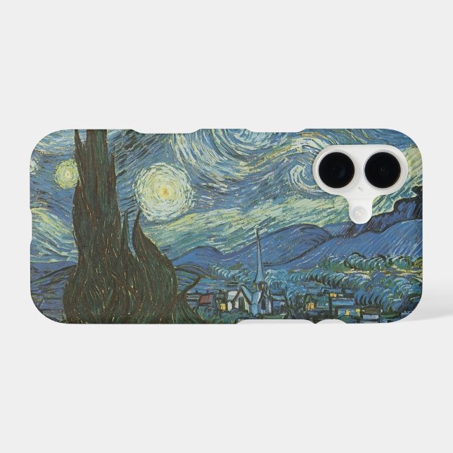 Starry Night iPhone Case (Back Horizontal)