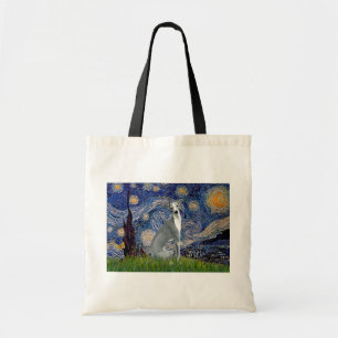Starry Night-Italian Greyhound 4 (sit) Tote Bag