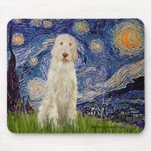 Starry Night - Italian Spinone #12 Mouse Mat