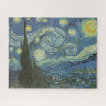Starry Night Jigsaw Puzzle<br><div class="desc">Starry Night by Vincent Van Gogh</div>