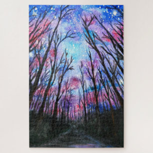 Starry Night Jigsaw Puzzle Painting