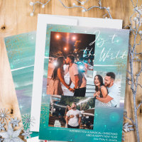 Starry Night Joy to the World 3 Photo Green