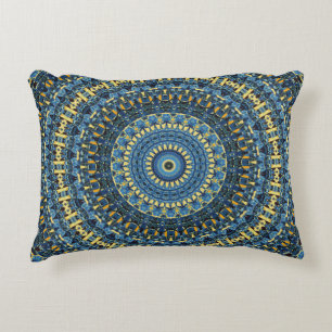 Starry Night Kaleidoscope 3 Decorative Cushion