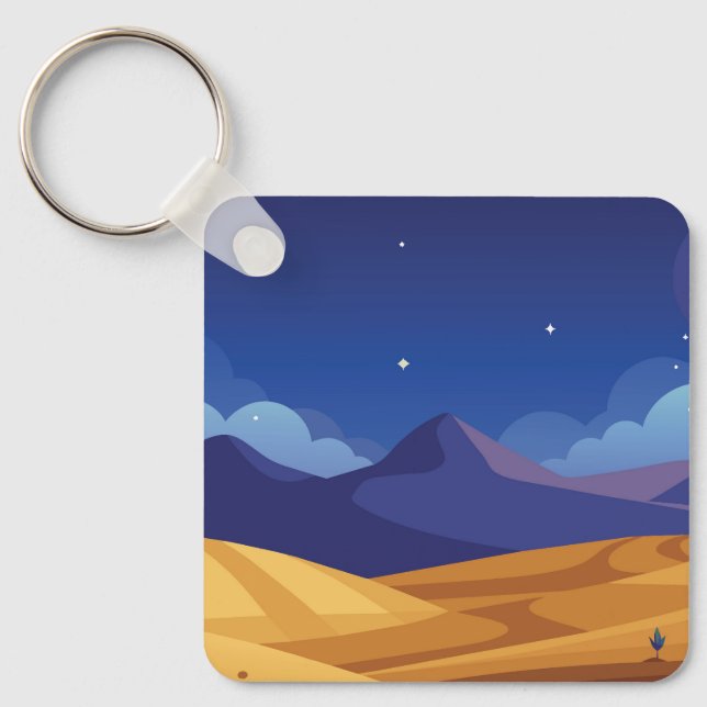 Starry night key ring (Front)