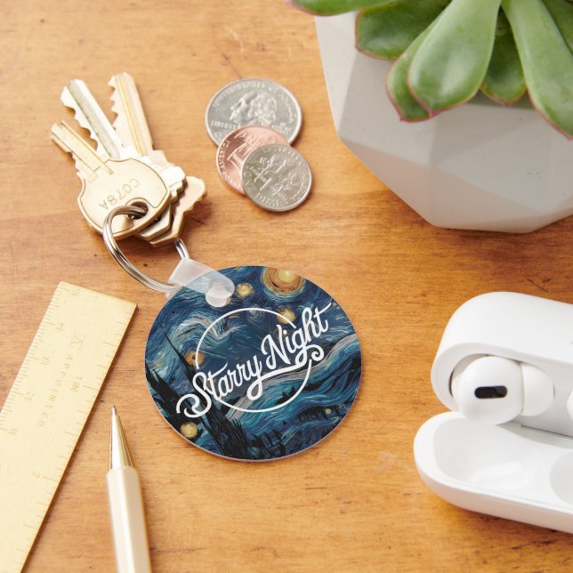 starry night key ring (Desk)