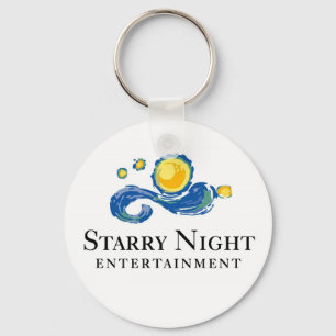 Starry Night Logo Keychain