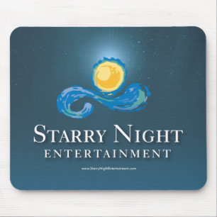 Starry Night Logo Mouse Pad